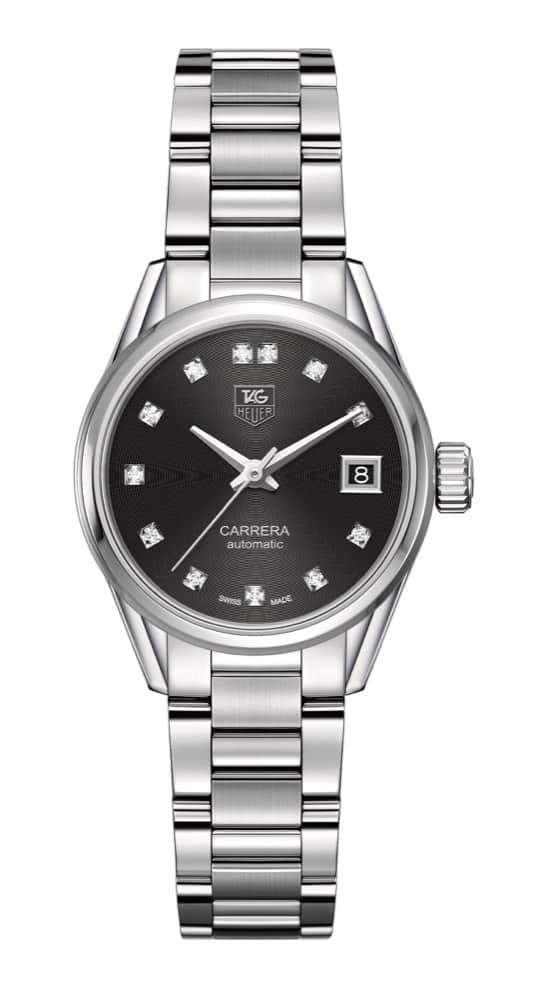 TAG Heuer Carrera  Calibre 9 Automatic Ladies Black Steel Watch