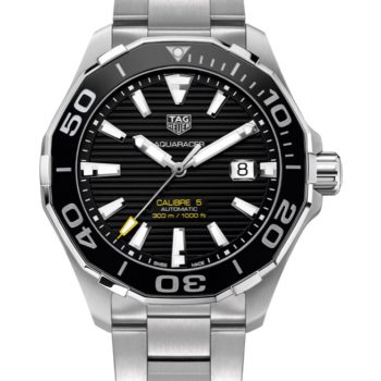 TAG Heuer Aquaracer  Calibre 5 Automatic Mens Black Steel Watch