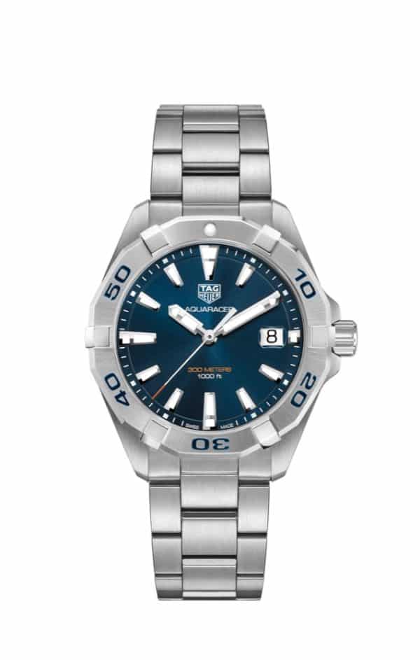 TAG Heuer Aquaracer  Quartz Mens Blue Steel Watch v2