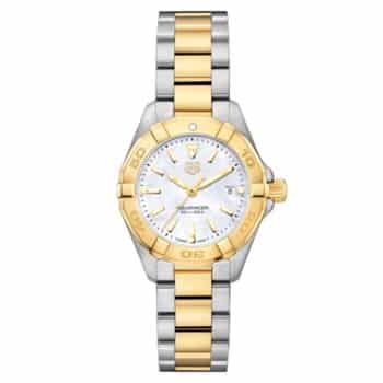 TAG Heuer Aquaracer  Quartz Ladies Mother of Pearl Steel & Yellow Gold Coating Watch v2