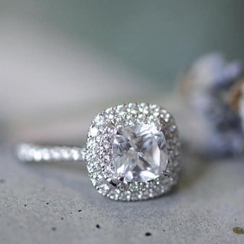 A. Jaffe diamond solitaire ring