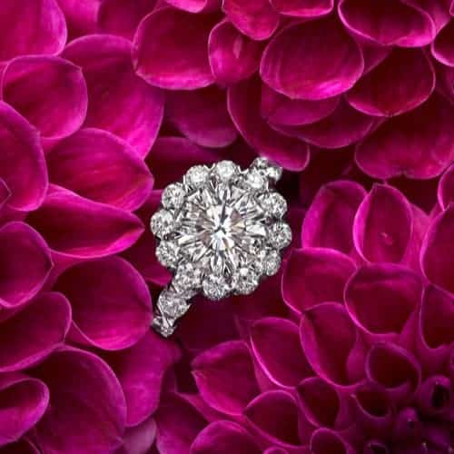 Christopher Designs diamond solitaire ring